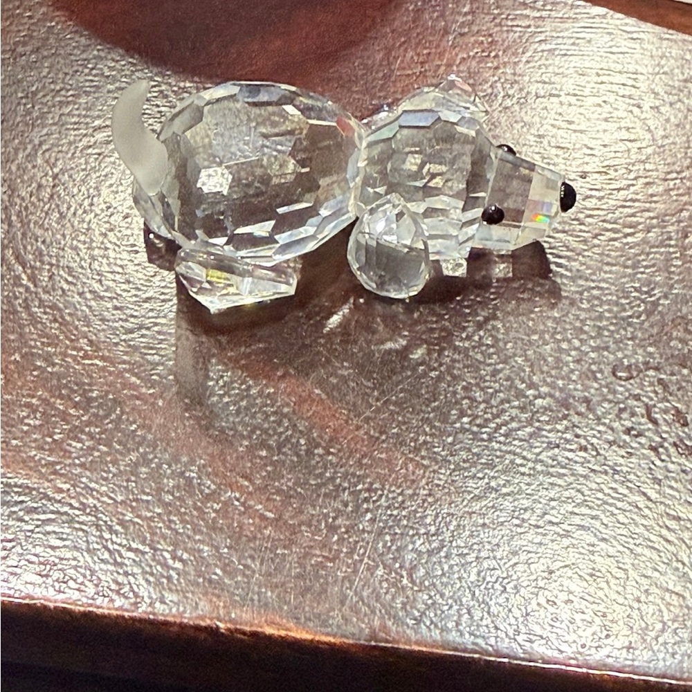 Swarovski  beagle dog figurine crystal 7619 - Picture 5 of 8